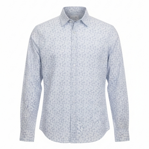 Truth Substance Other - Truth Substance Common Sense Printed Long Sleeve Button Down Shirt Mens Small